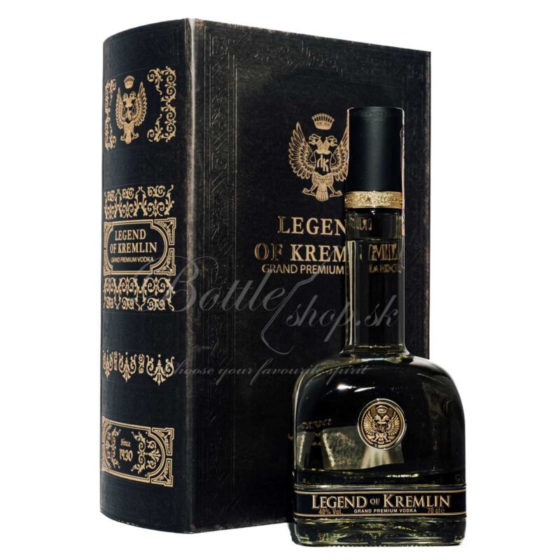 Legend of Kremlin kniha 40% 0,7l - je vyrobená zo špeciálneho obilného destilátu "Lux" (ten obsahuje 96,5% alkoholu) a mäkkej vody z Itarskej artézskej...