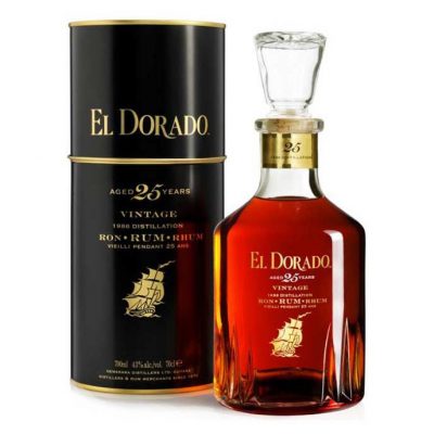 El Dorado,1988,25 YO,Tin Box,rum
