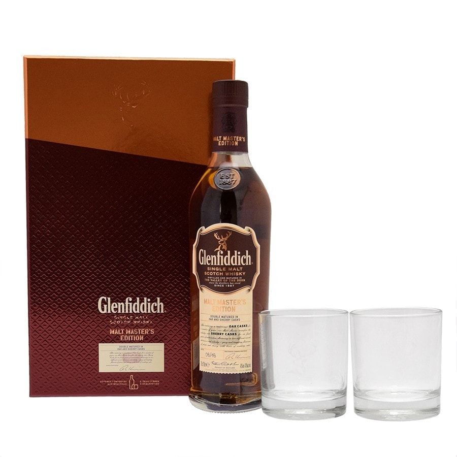 Glenfiddich Malt Master´s Edition + Poháre 0,7l