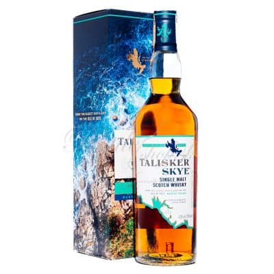 Whisky Talisker Skye bola predstavená v roku 2015. Dostala pomenovanie po prekrásnom ostrove,