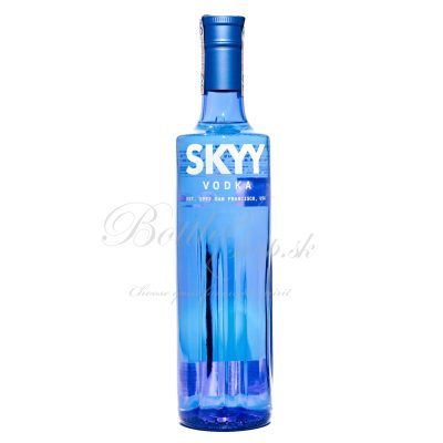 Skyy Vodka suché a stredné telo s pekným krémovou chuťou spolu s tónmi anízu a koriandru. Záver je slabo korenistý.
