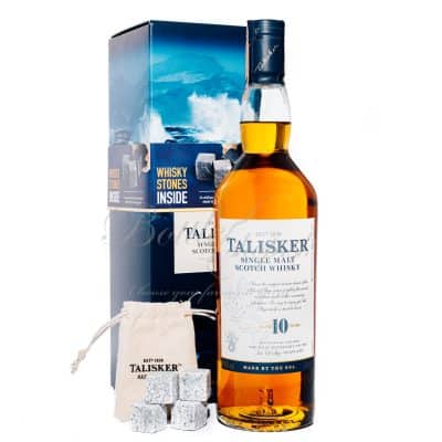 Talisker Single Malt Whisky 10 YO + whisky stones - bottleshop.sk | bottleroom