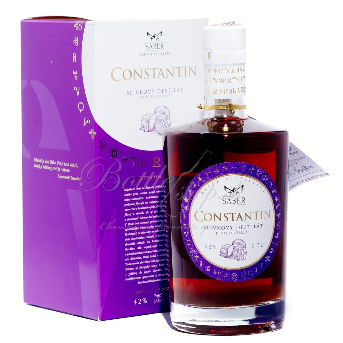 Constantin Slivkový Destilát 0,5l + GB