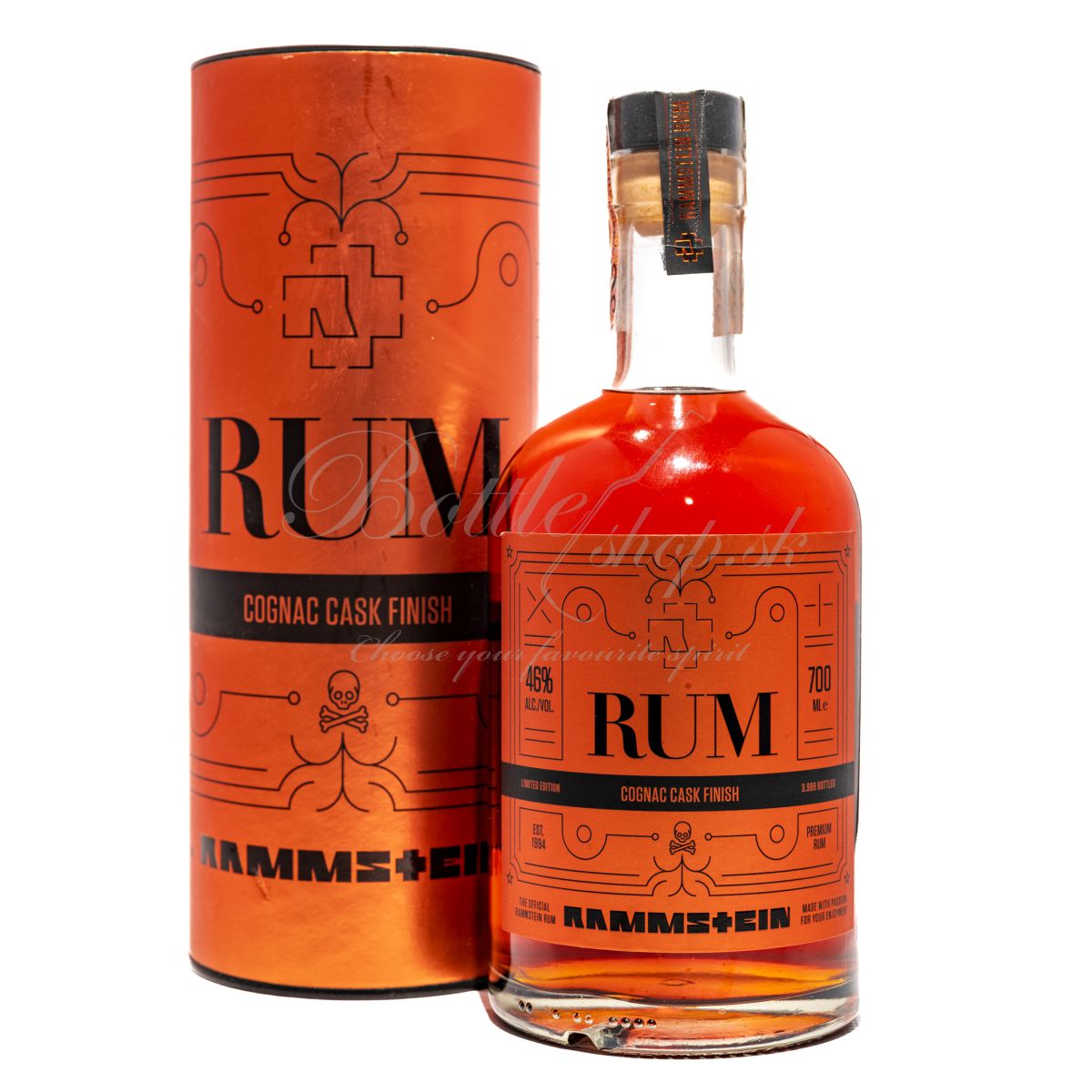 rammstein rum cognac cask le 0,7l