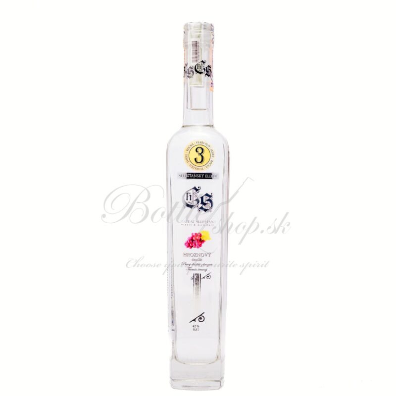 chateau selešťany hroznový destilát čirý 0,5l
