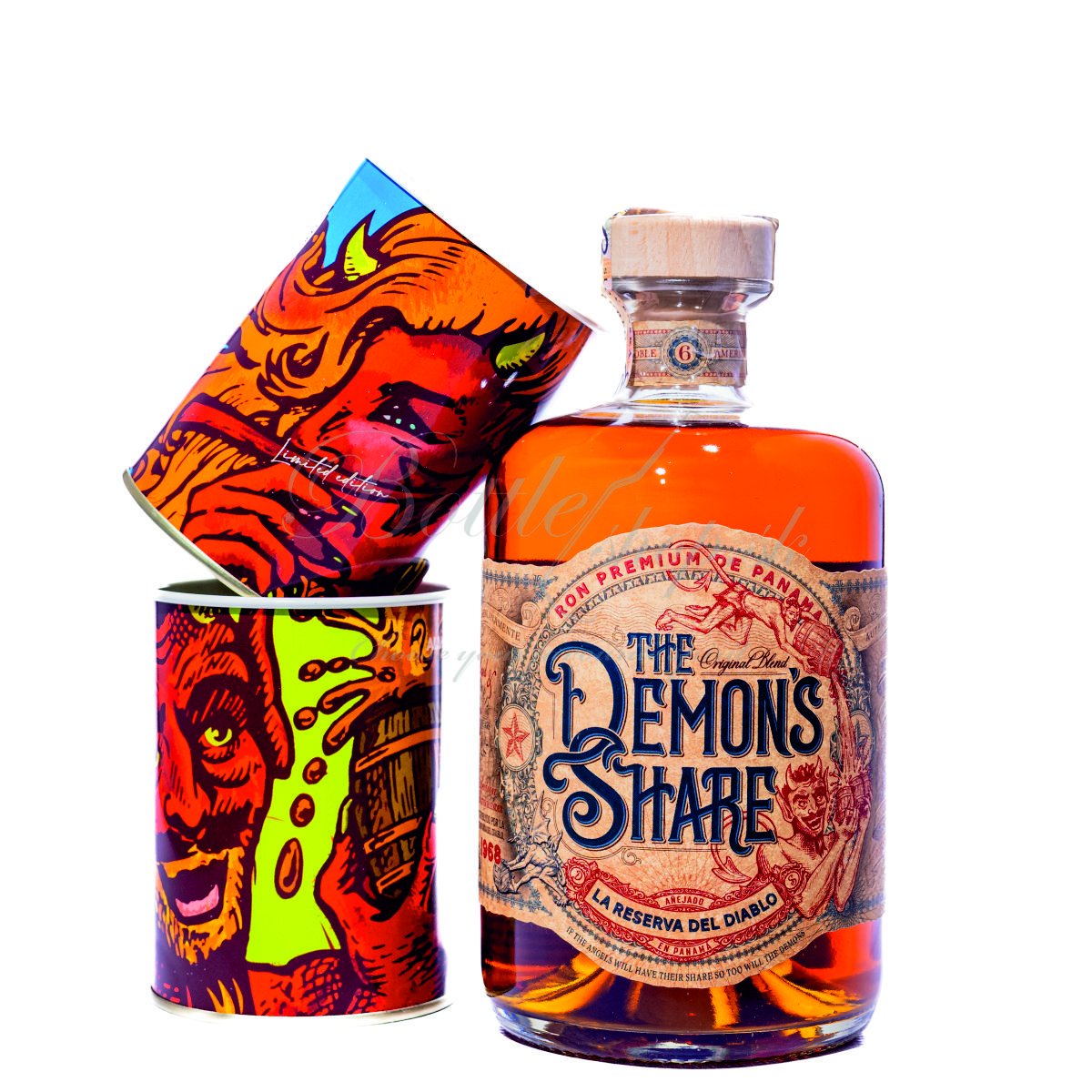 demon's share 6 yo 0,7l + 2 poháre