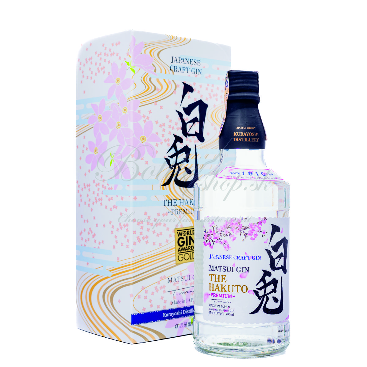 hakuto premium japanese gin 0,7l