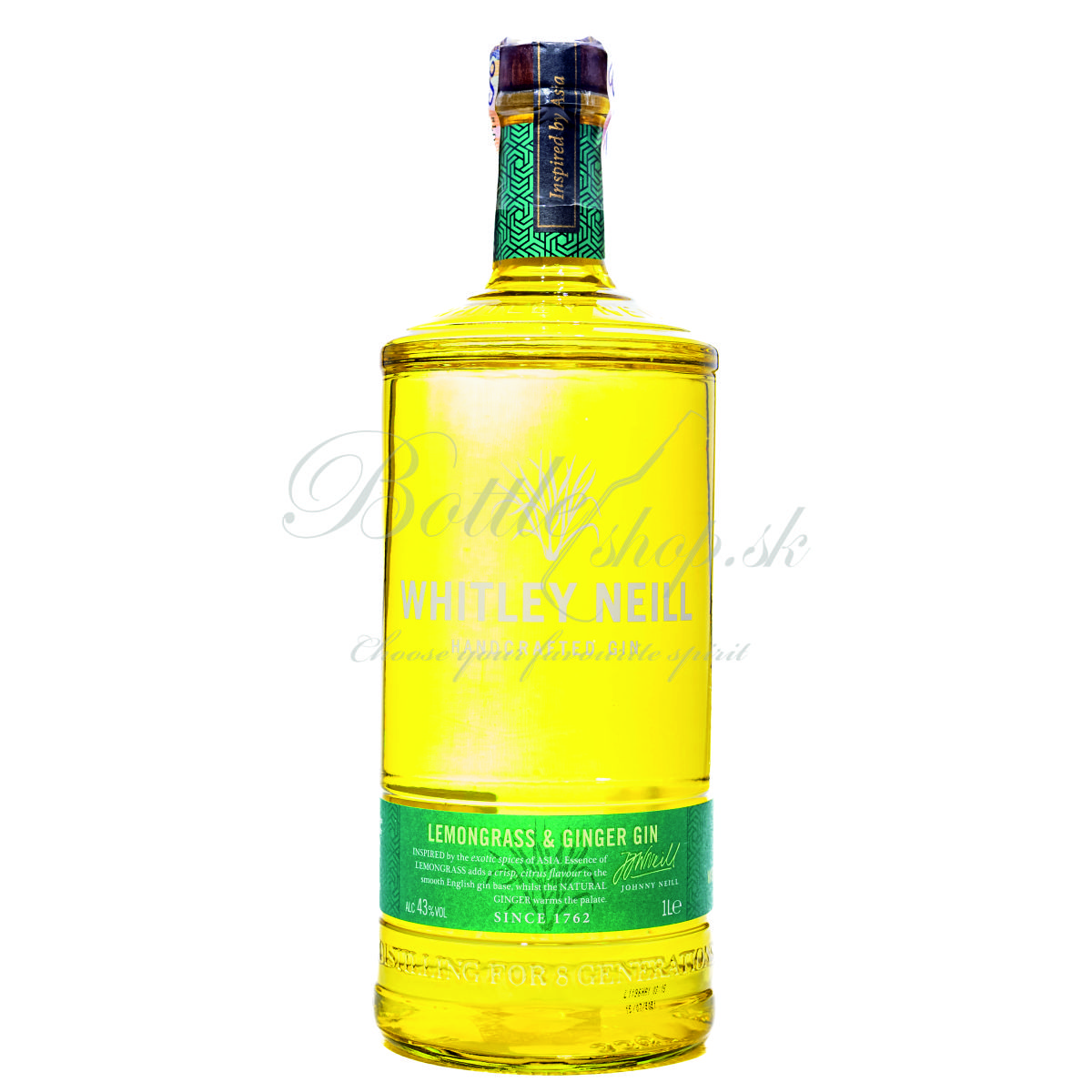 whitley neill lemongrass & ginger gin 1l