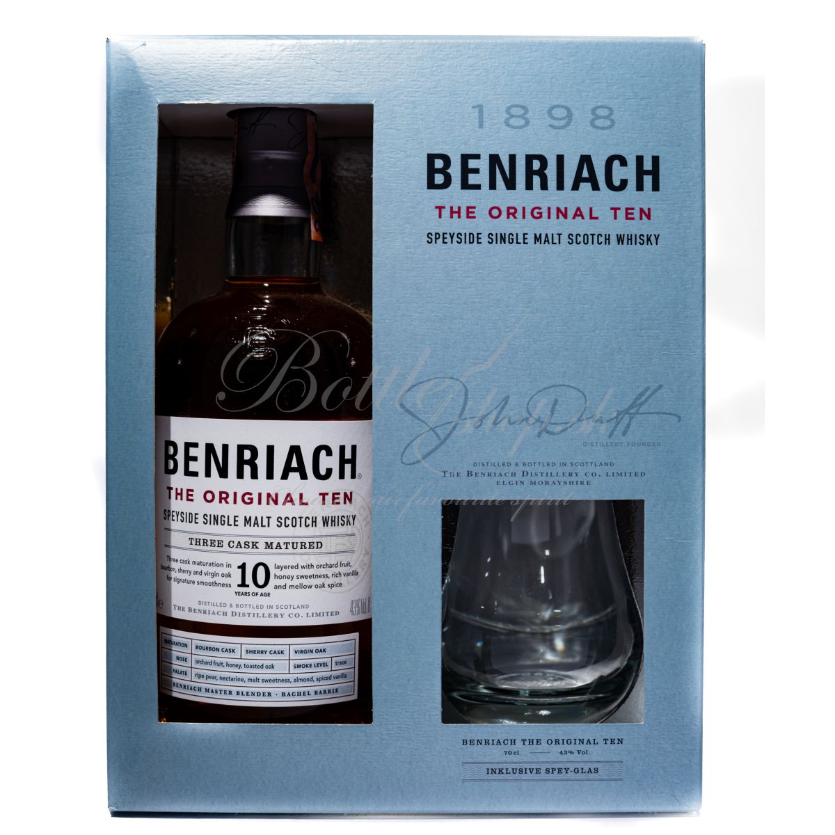 benriach 10yo + pohár 0,7l