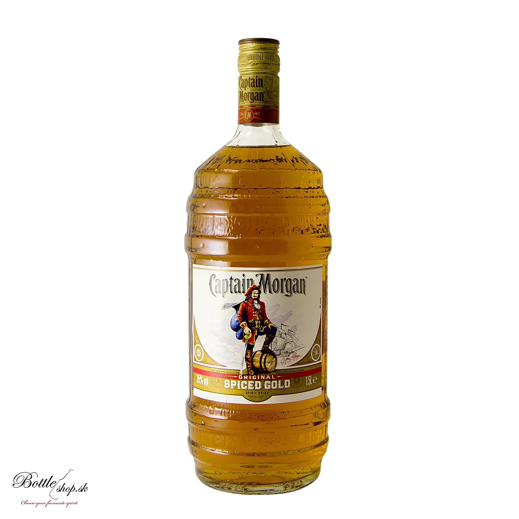 captain morgan spiced barrel bottle 1,5l
