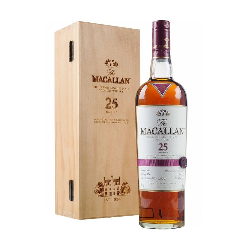 macallan 25 yo sherry oak 2018 0,7l