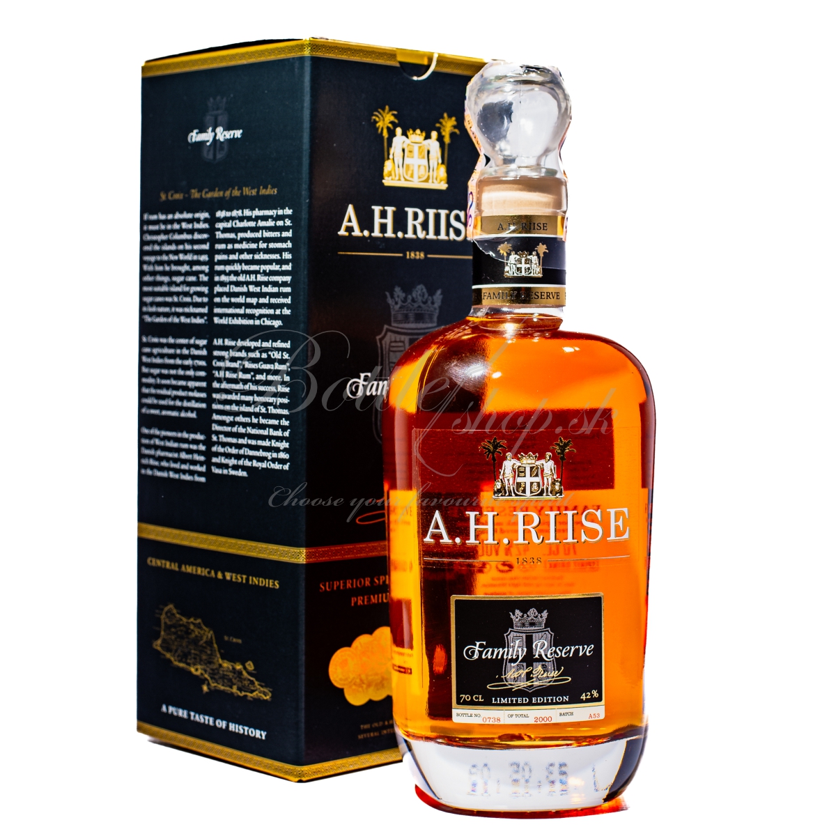 a.h. riise family reserve 1838 0,7l
