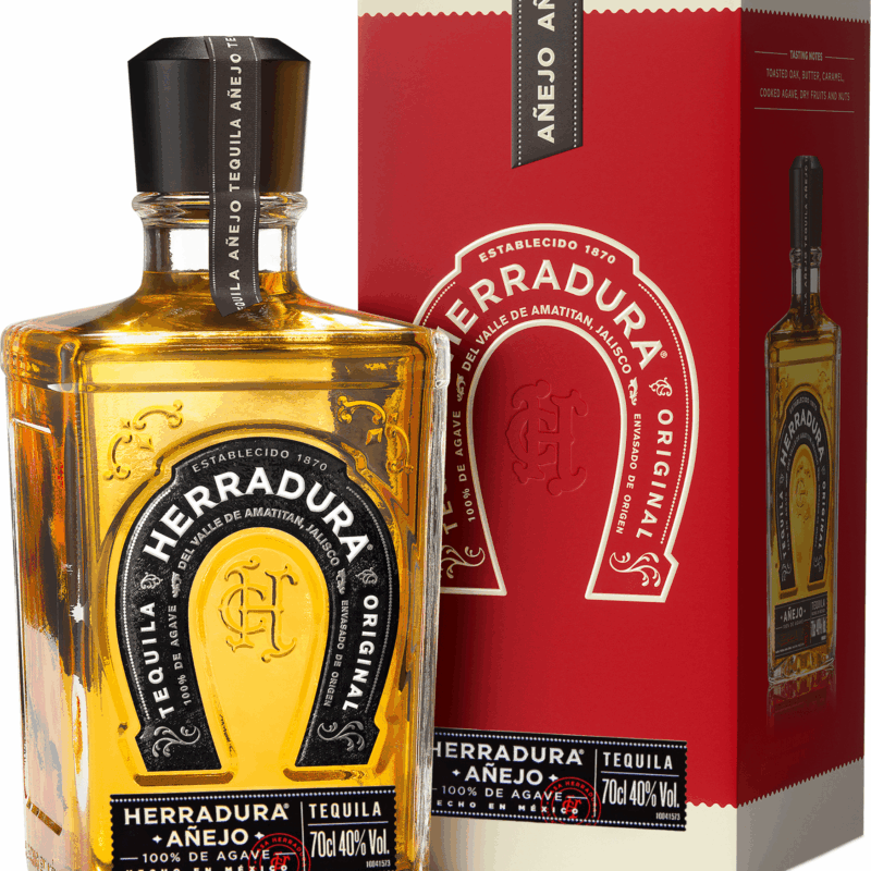 Herradura Anejo Tequila 40% 70cl + GBX