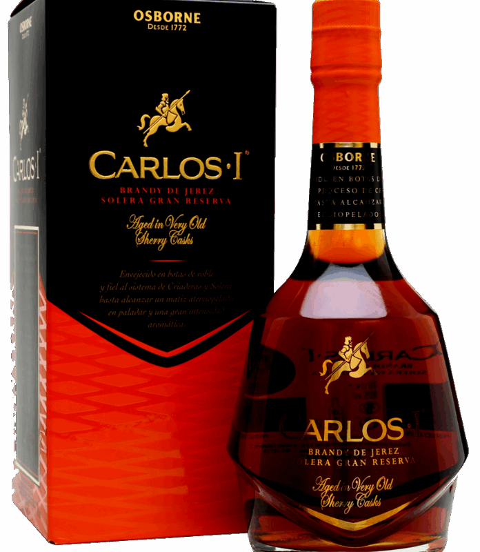 Carlos I Solera Gran Reserva 40% 100cl + GBX